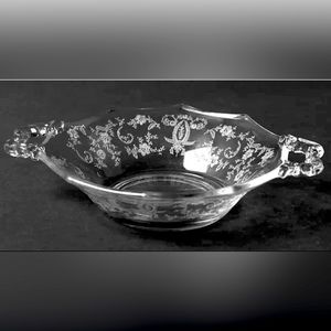 VIKING 2 Handled Plate Prelude Bon Bon (Long Stem, Rippled Bowl)
